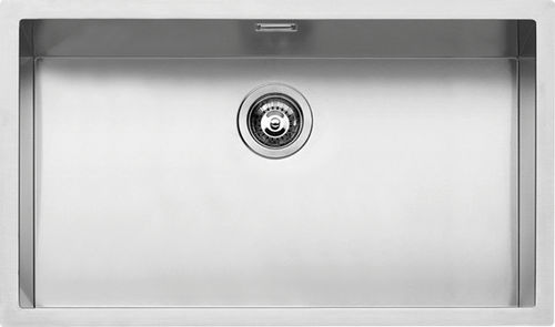 Кухонная раковина 1 чаша - 1X7040I - F.lli Barazza Srl - без сушки / из нержавеющей стали / встраиваемая сверху