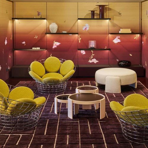Современный стол Жигонь - 780/783 - Cassina - из бука / с основанием из бука / круглый