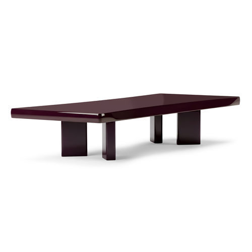 Современный журнальный столик - Plana - Cassina - из цельной древесины / с основанием из дуба / с основанием из ореха