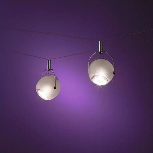 Светильник на кабеле LED - Fredginger - ALBUM - круглый / из боросиликатного стекла / для интерьера