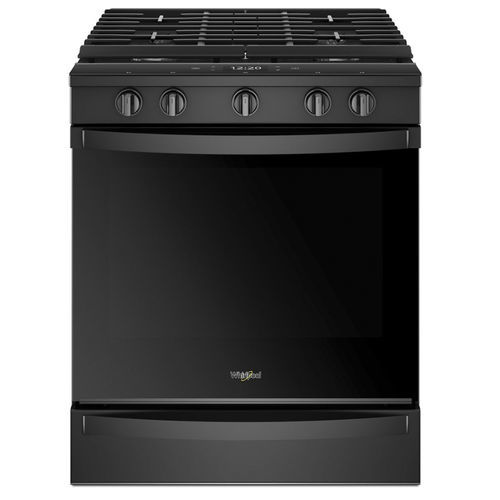 Газовая кухонная плита - WEG750H0HB - Whirlpool - 4 конфорки / 1 духовка / самоочищающаяся