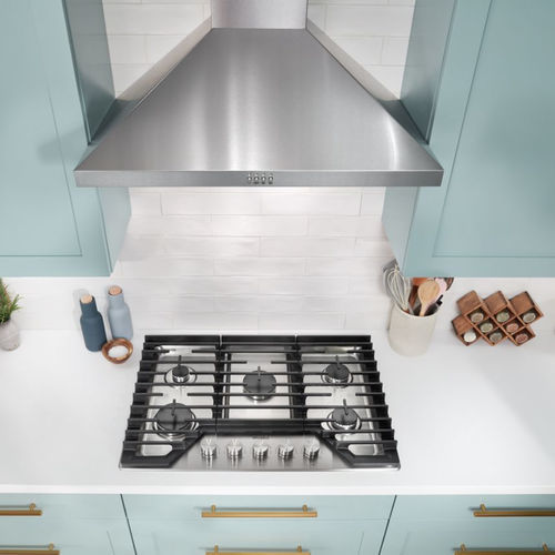 Газовая варочная панель - WCGK7030PS - Whirlpool - 5 конфорок / встраиваемая / с поворотными регуляторами