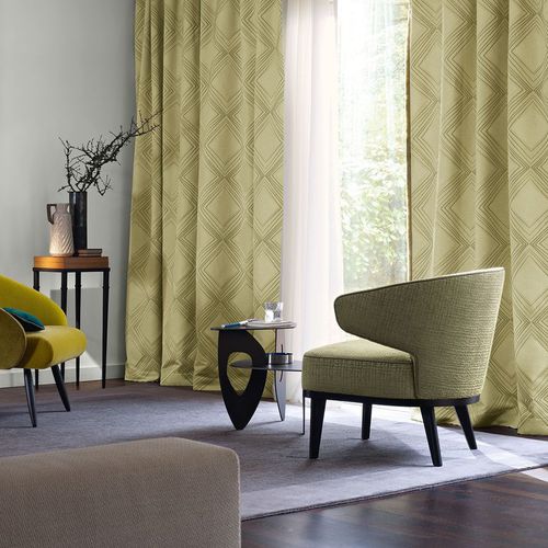 Однотонная гардинная занавеска - ZIMMER + ROHDE : ENSEMBLE - Zimmer + Rohde GmbH - из льна / из Trevira CS® / из хлопка