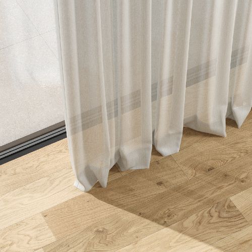 Однотонная гардинная занавеска - CAECIL RE - Zimmer + Rohde GmbH - из хлопка / из полиэстера / из акрила