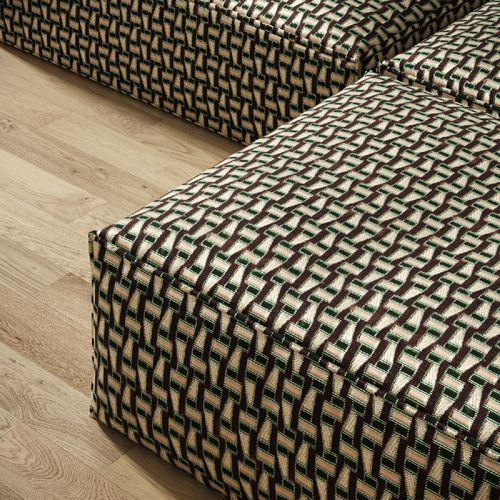 Обивочная ткань - LETO  - Zimmer + Rohde GmbH - c геометрическим рисунком / из хлопка / из вискозы