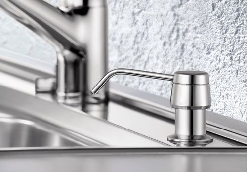 Дозатор мыла для бытового использования - BLANCO GmbH + Co KG - отдельностоящий / из хрома / ручной