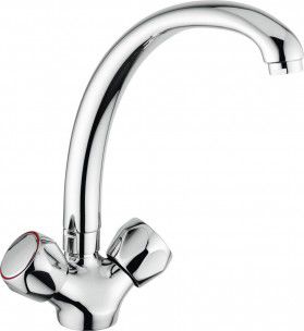 Настольный двухрычажный смеситель - CARO BM5006 - BLANCO GmbH + Co KG - из хромированного металла / для кухни / 1 отверстие