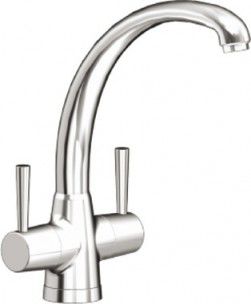 Настольный двухрычажный смеситель - CLEO BM6100 - BLANCO GmbH + Co KG - из хромированного металла / для кухни / 1 отверстие