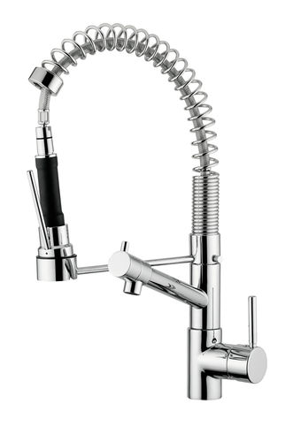 Настольный однорычажный смеситель - MASTER-S BABY BM3075 - BLANCO GmbH + Co KG - из нержавеющей стали / для кухни / 1 отверстие