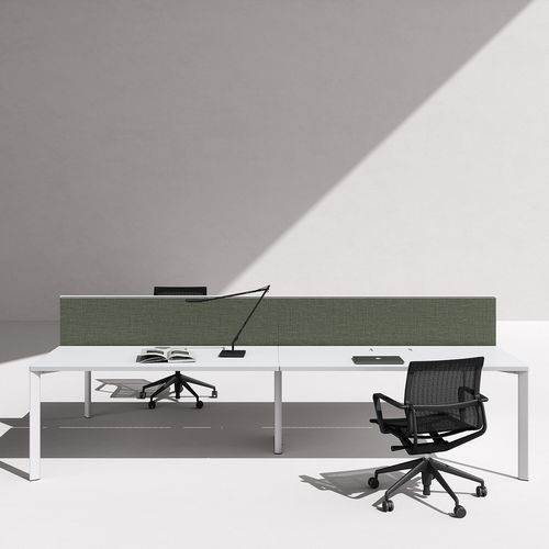 Рабочий стол для офисов открытого типа - FLIPPER BENCH - UNIFOR - напольный / от 2 до 4 человек / современный