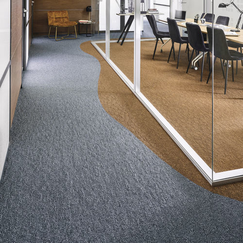 Ковровое покрытие из плит - GRAVEL    - Balsan - с вытяжным ворсом / структурированное / из полиамида