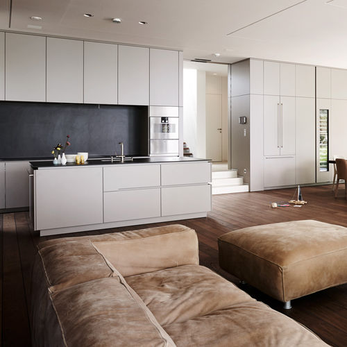 Современная кухня - Villa Salzburg - eggersmann küchen GmbH & Co. KG - из камня / из ламината / островного типа