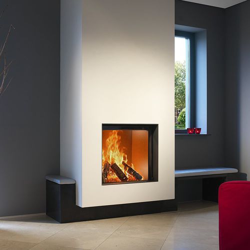 Дровяной камин - KALFIRE W71/62F - Kalfire Fireplaces - встраиваемый / у стенки / Односторонний