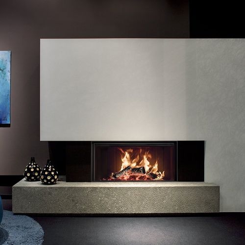 Дровяной камин - KALFIRE W105/47F - Kalfire Fireplaces - встраиваемый / Односторонний / с закрытой топкой