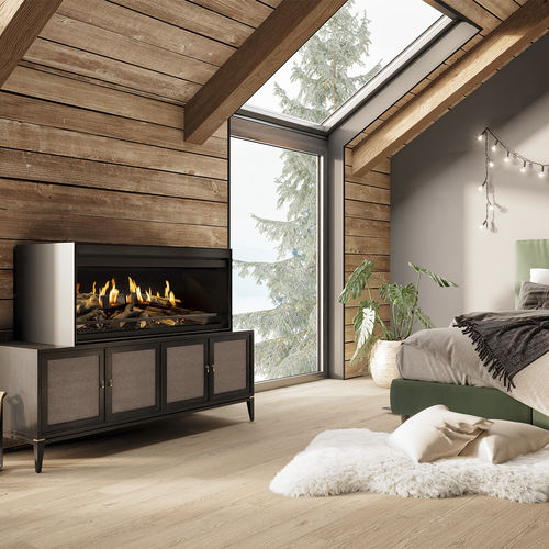 Голографический камин - Kalfire E-one 100F FR - Kalfire Fireplaces - электрический / отдельностоящий / напольный