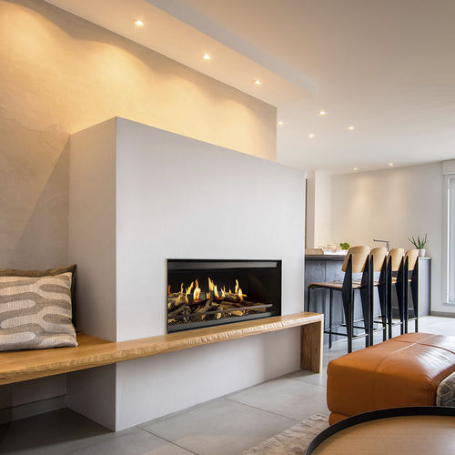 Голографический камин - Kalfire E-one 100F - Kalfire Fireplaces - электрический / встраиваемый / у стенки