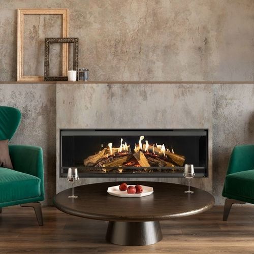 Голографический камин - Kalfire E-one 130F - Kalfire Fireplaces - электрический / встраиваемый / у стенки