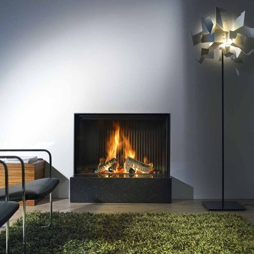 Дровяной камин - KALFIRE W100/61F - Kalfire Fireplaces - встраиваемый / Односторонний / с закрытой топкой