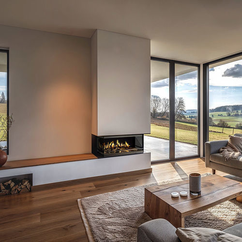 Голографический камин - E-one 100S - Kalfire Fireplaces - электрический / встраиваемый / у стенки