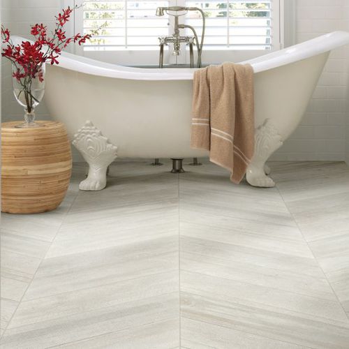 Плитка из керамики - GLEE CHEVRON - Shaw floors - полированная / для интерьера / для наружного применения