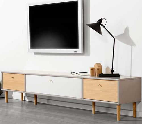 Современная тумба под телевизор - MISTRAL AV - Hammel Furniture A/S - из лакированной древесины