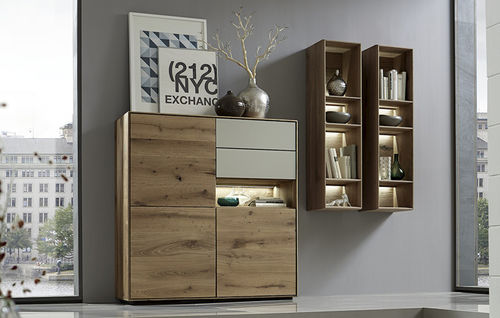 Высокий буфет - BENT  - Hartmann Möbelwerke GmbH - современный / из дуба