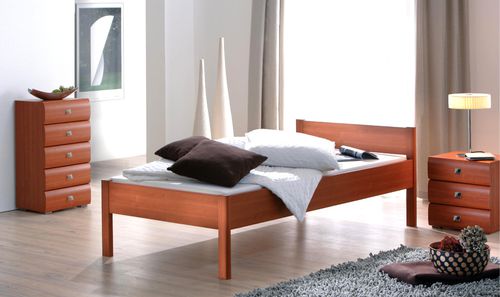 Односпальная кровать - LYS - Hasena AG - современная / из вишневого дерева / 90x200 см