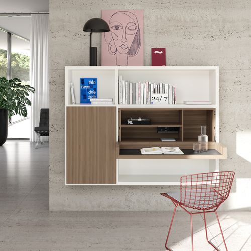 Настенный буфет - VITA - Kettnaker GmbH & Co. KG Möbel-Manufaktur - современный / из лакированной древесины / с полкой