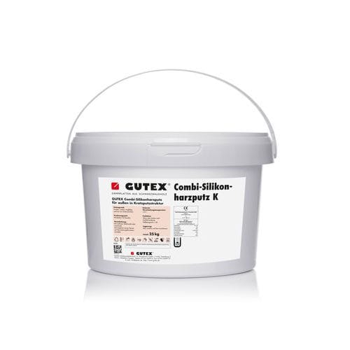 Декоративная штукатурка - COMBI-SILIKONHARZPUTZ K - GUTEX - для наружного применения / для стены / на основе кремнийорганической смолы