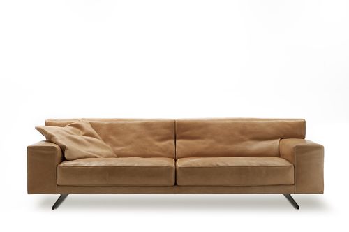 Современный диван - MONDIAL - Molinari Design Srl. - из кожи / 2 места / 3 места