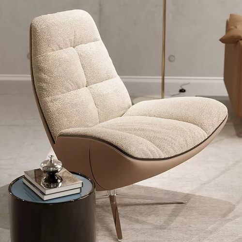 Современное кресло - MIRO - Molinari Design Srl. - из ткани / из кожи / из металла