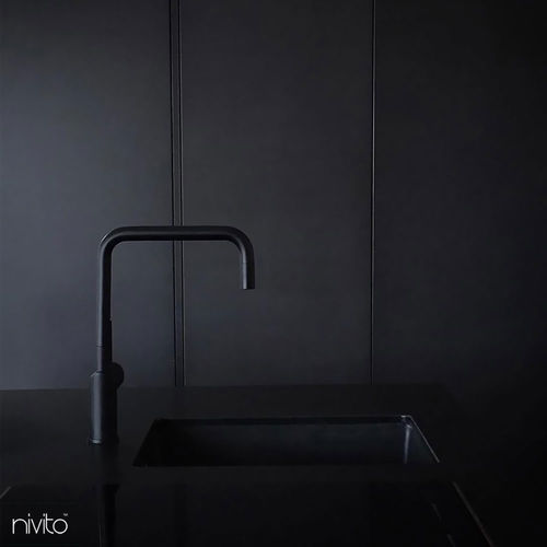 Настольный однорычажный смеситель - RH-320 - nivito - из нержавеющей стали / для кухни / 1 отверстие