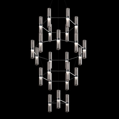 Современная люстра - ZEPHYR - Artemide - из дутого стекла / для профессионального использования / геометрическая