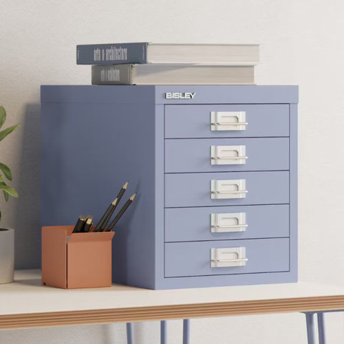 Отдельностоящий шкаф для хранения - MULTIDRAWERS - BISLEY - под столешницу / на колесиках / классический