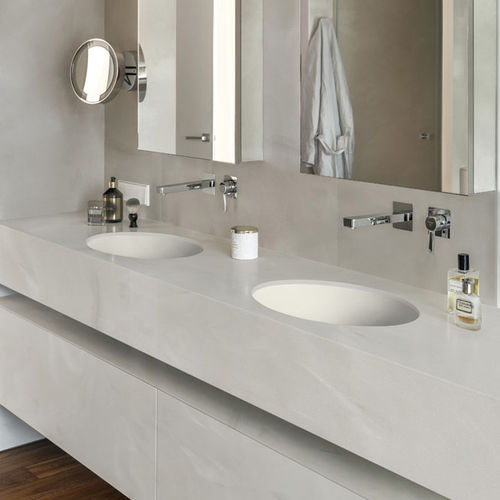 Двойная столешница для раковины - Artista Beige - CORIAN - из Corian®