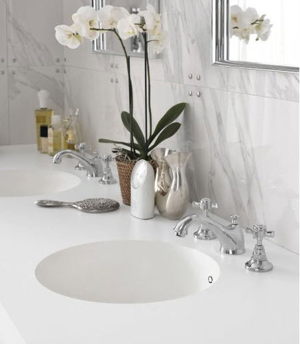 Двойная столешница для раковины - CORIAN - из Corian®