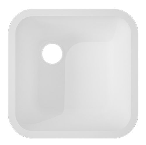 Встраиваемая раковина - Care  - CORIAN - из Corian® / из Solid Surface / квадратная