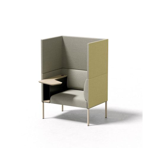 Современный cтул - NOORA WORK BOX - Martela - для интерьера / из ткани / с основанием из древесины