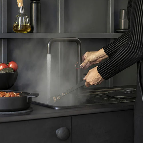 Однорычажный смеситель с кипящей водой - Fusion - Quooker Deutschland GmbH - настольный / из хромированного металла / из латуни