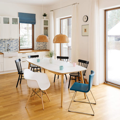 Современный обеденный стол - NAM-NAM - Radis Furniture - из фанеры / из березы / с основанием из березы