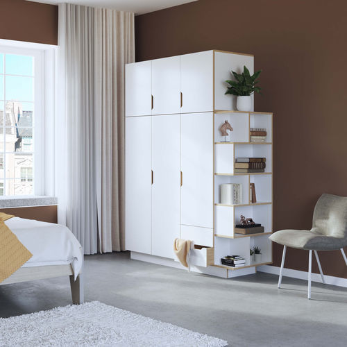 Модульный шкаф для одежды - HUH 3 - Radis Furniture - современный / из дуба / из фанеры