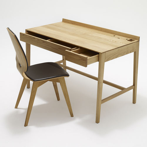 Напольный рабочий стол - THEO MEDIUM DESK - sixay furniture - современный / из дуба / из орехового дерева
