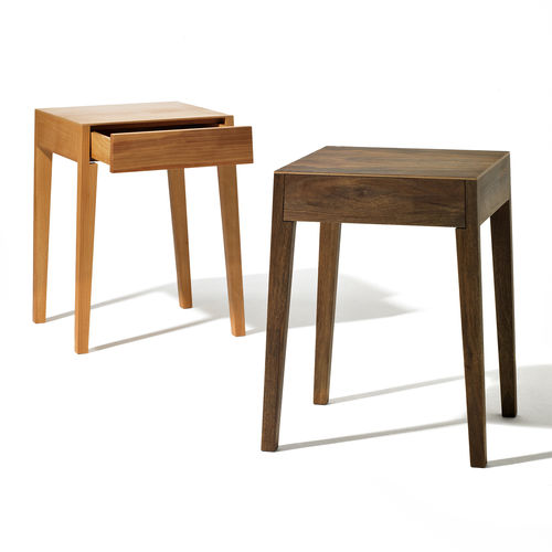 Современный ночной столик - THEO - sixay furniture - из дуба / из орехового дерева / из цельной древесины