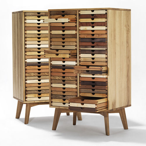 Современный шифоньер - SIXTEMATIC2 - sixay furniture - из дуба / из орехового дерева / из ясеня