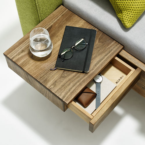 Современный ночной столик - FLY NACHT - sixay furniture - из дуба / из орехового дерева / из цельной древесины