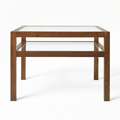 Современный журнальный столик - LATTE - sixay furniture - из матового стекла / из закаленного стекла / из песочного стекла