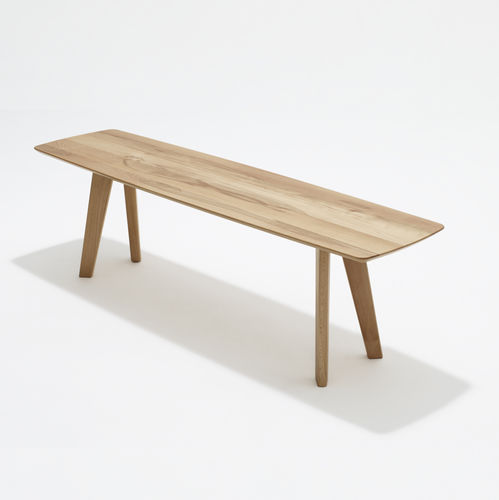 Современная скамейка - FINN - sixay furniture - из дуба / из цельной древесины / из бука