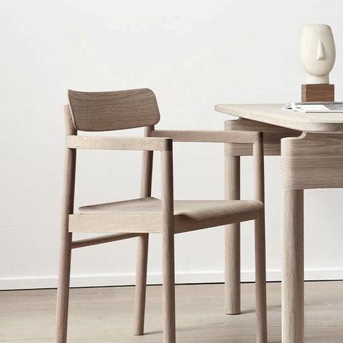 Современный стул для конференций - POST  - Fredericia Furniture - для интерьера / из ткани / из кожи