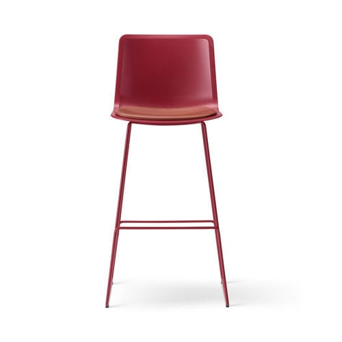 Современный барный стул - PATO - Fredericia Furniture - для интерьера / из ткани / из кожи