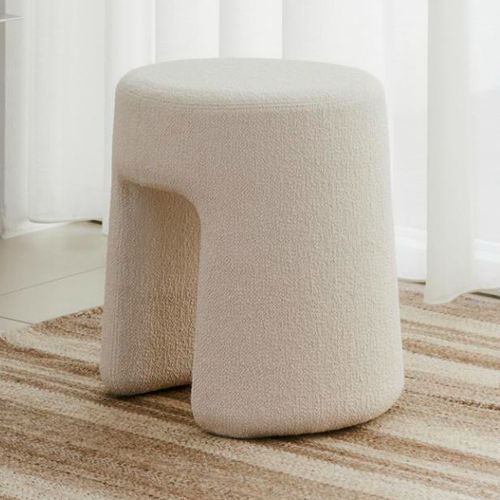 Современный пуф - SEQUOIA - Fredericia Furniture - из шерсти / из овечьей шкуры / круглый